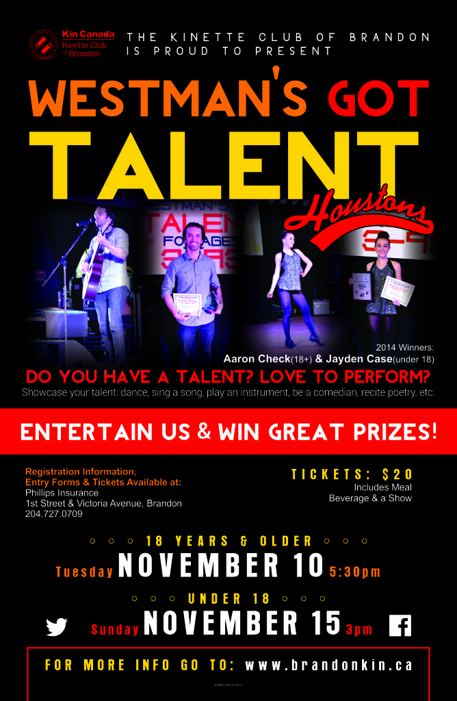 Houston's Westman's Got Talent Poster (1)